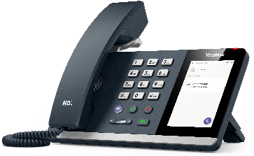 Yealink MP45 Téléphone USB certifié compatible Microsoft Teams avec écran tactile compact