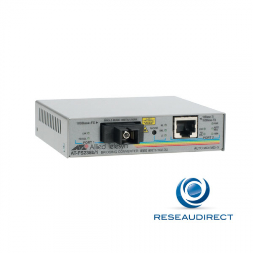 x Allied Telesis AT-FS238A/1-60 Bridge WDM BIDI Ethernet Rj45 Obsolète